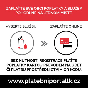 Platba poplatků Platba poplatků