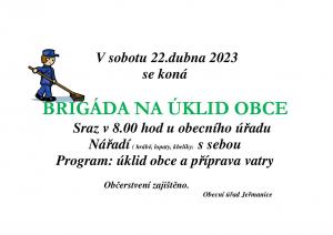 Brigáda na úklid obce